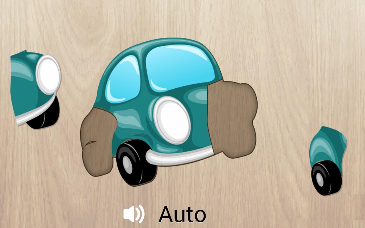 Android application Car game for kids: Kids puzzle screenshort