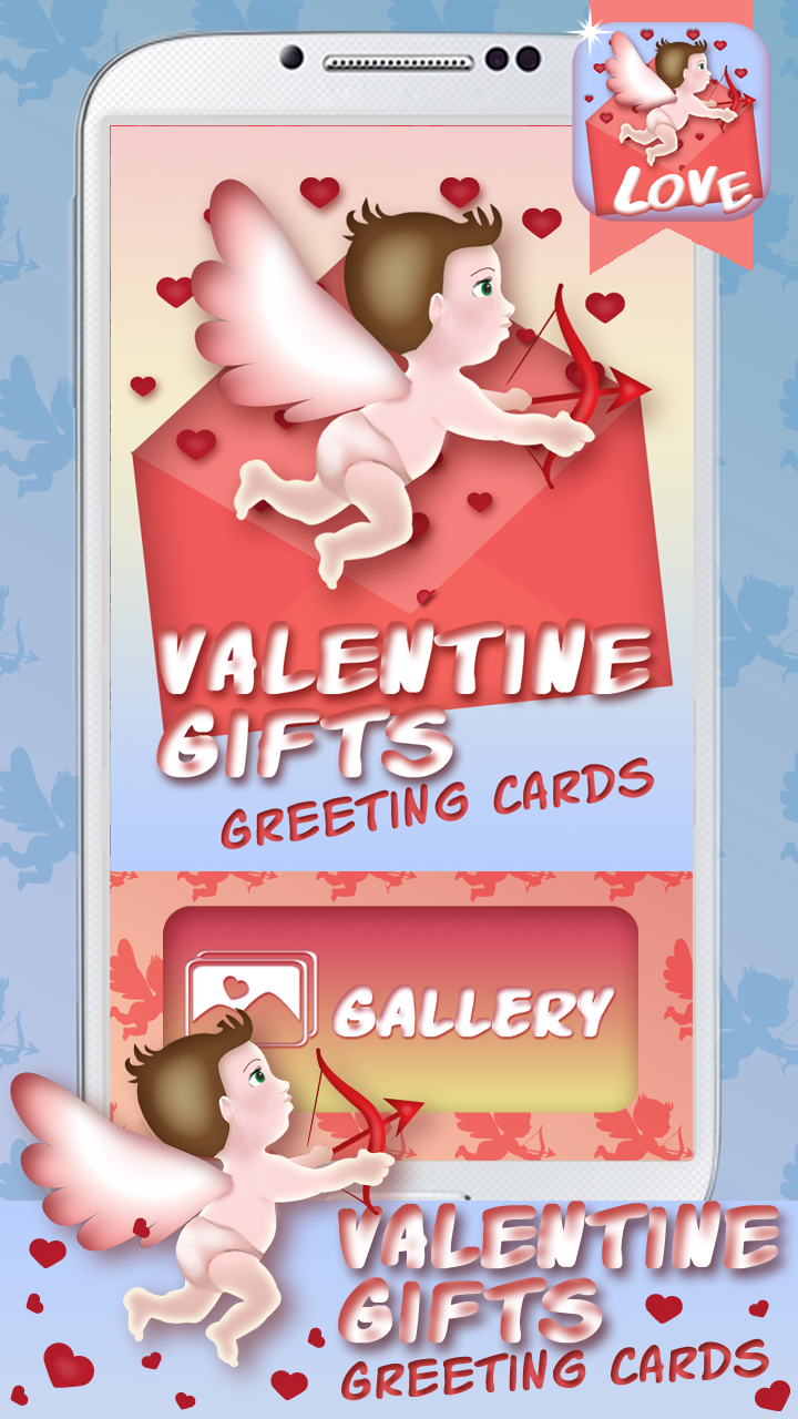 Android application Valentine Gifts Greeting Cards screenshort