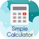 Download Simple Calculator For PC Windows and Mac 1.0