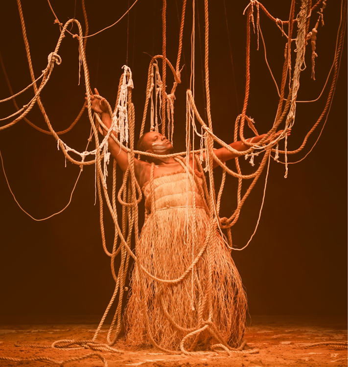 Sunnyboy Mandla Motau in Baobab, choreograpphed by Sylvia Glasser