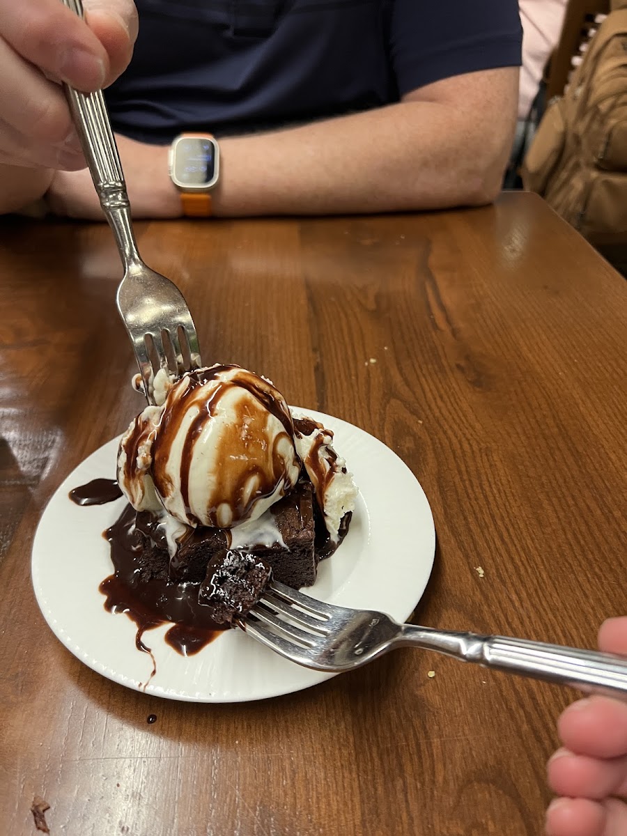 Brownie sundae!