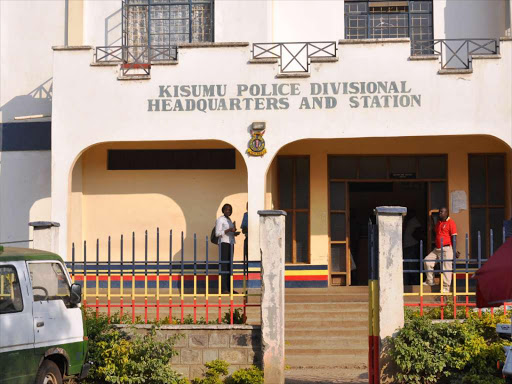 A file photo of Kisumu Central police station. /MAURICE ALAL