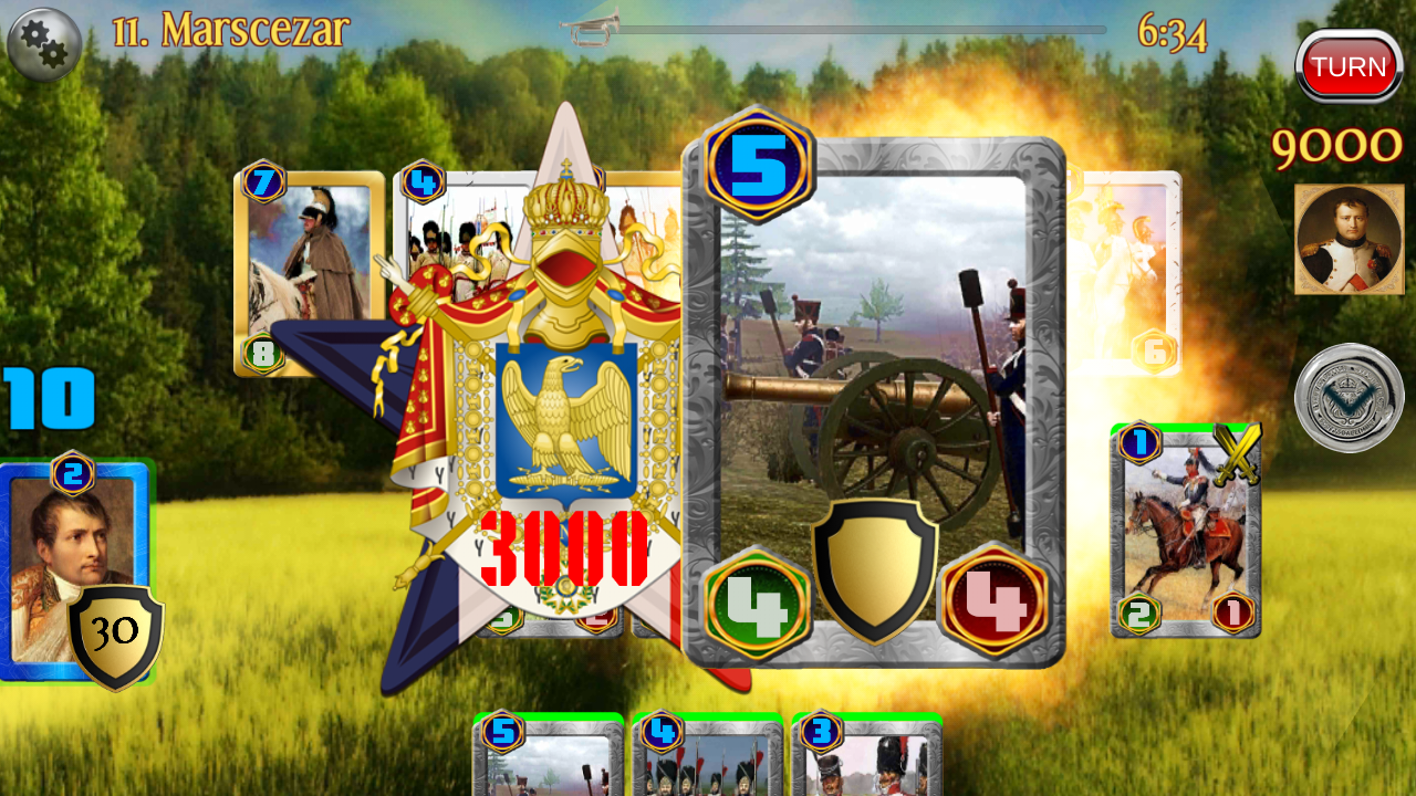 Android application Napoleon War Cards screenshort