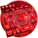 ダウンロード Neon Red Hologram Technology Keyboard The をインストールする 最新 APK ダウンローダ