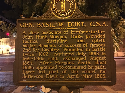 GEN. BASIL W. DUKE, C.S.A.   A close associate of brother-in-law John Hunt Morgan, Duke provided tactics, discipline, and spirit, major elements of success of famous 2nd Ky. Cavalry.  Wounded in...