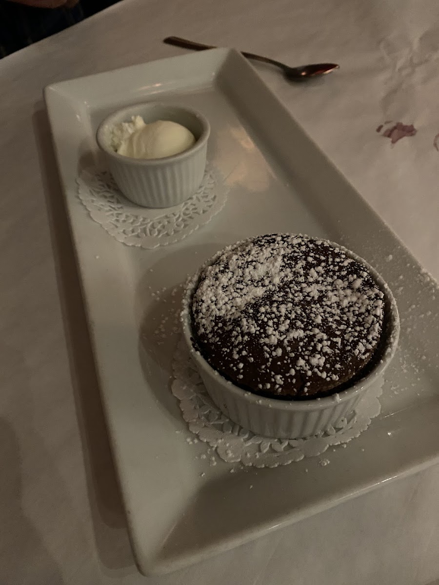 Gluten-Free Dessert at Ristorante Quattro