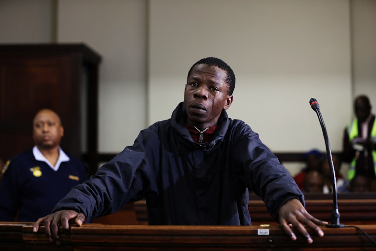 Mohammed Moela stands accused in the Joburg Magistrate's Court of murdering a pupil near Forest High last week.