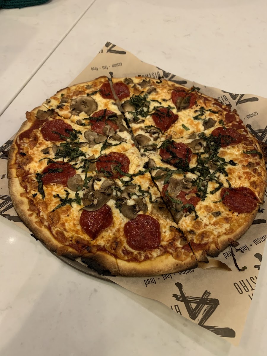 Gluten-Free Pizza at Za Pizza Bistro