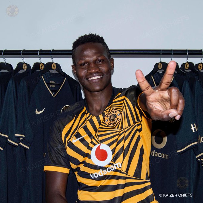 New Kaizer Chiefs' Kenyan midfielder Akumu Agay.