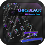 Chic&Black Theme-ZERO Launcher Apk