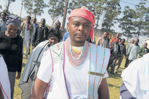 King Zanozuko Tyelovuyo Sigcau Picture: LULAMILE FENI