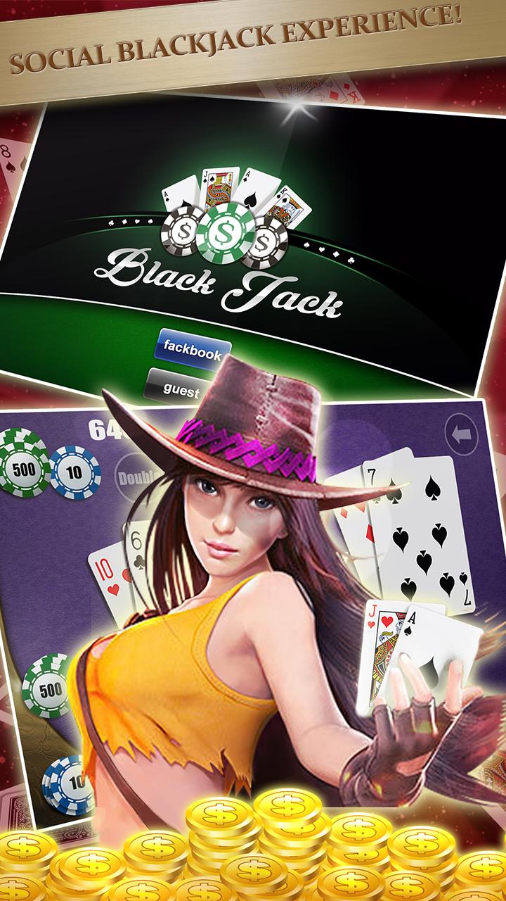 Android application Blackjack Free screenshort