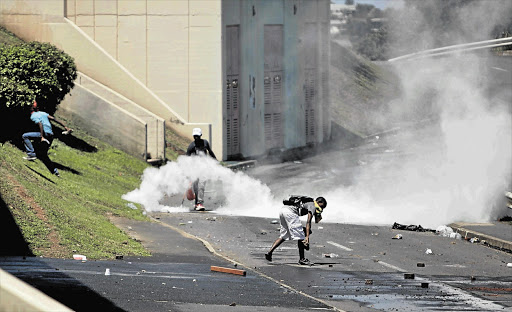 University of KwaZulu Natal students in Westville recently engaged in violent protest in the residents' section of the university.