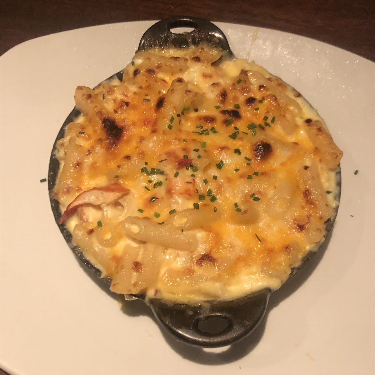 Lobster Mac and cheese.