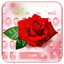 ダウンロード Red Rose Romantic Waterdrop Keyboard Them をインストールする 最新 APK ダウンローダ