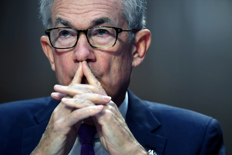 Federal Reserve Chairman Jerome Powell. Picture: Kevin Dietsch/REUTERS