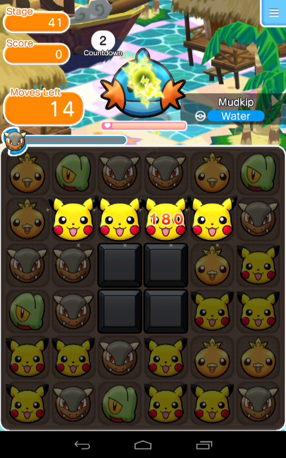    Pokémon Shuffle Mobile- screenshot  