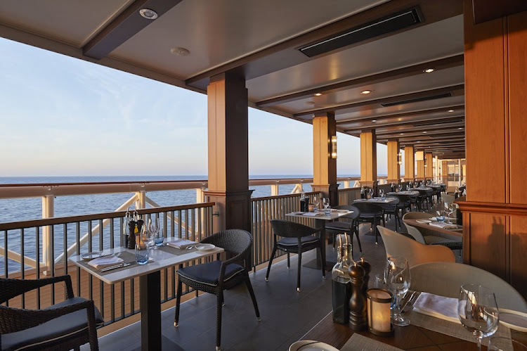 Enjoy specialty cruise dining at La Cucina.