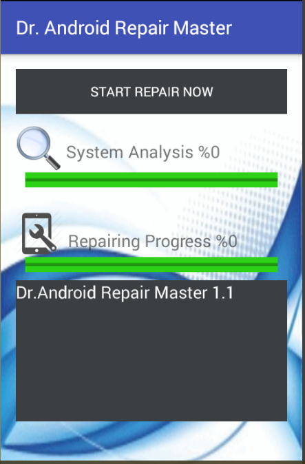 Android application Dr.Android Repair Master screenshort