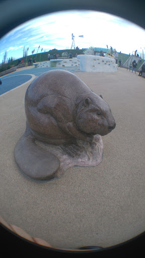 Beaver Statue
