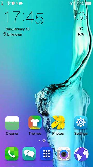 Android application Samsung S7 edge+ Theme screenshort