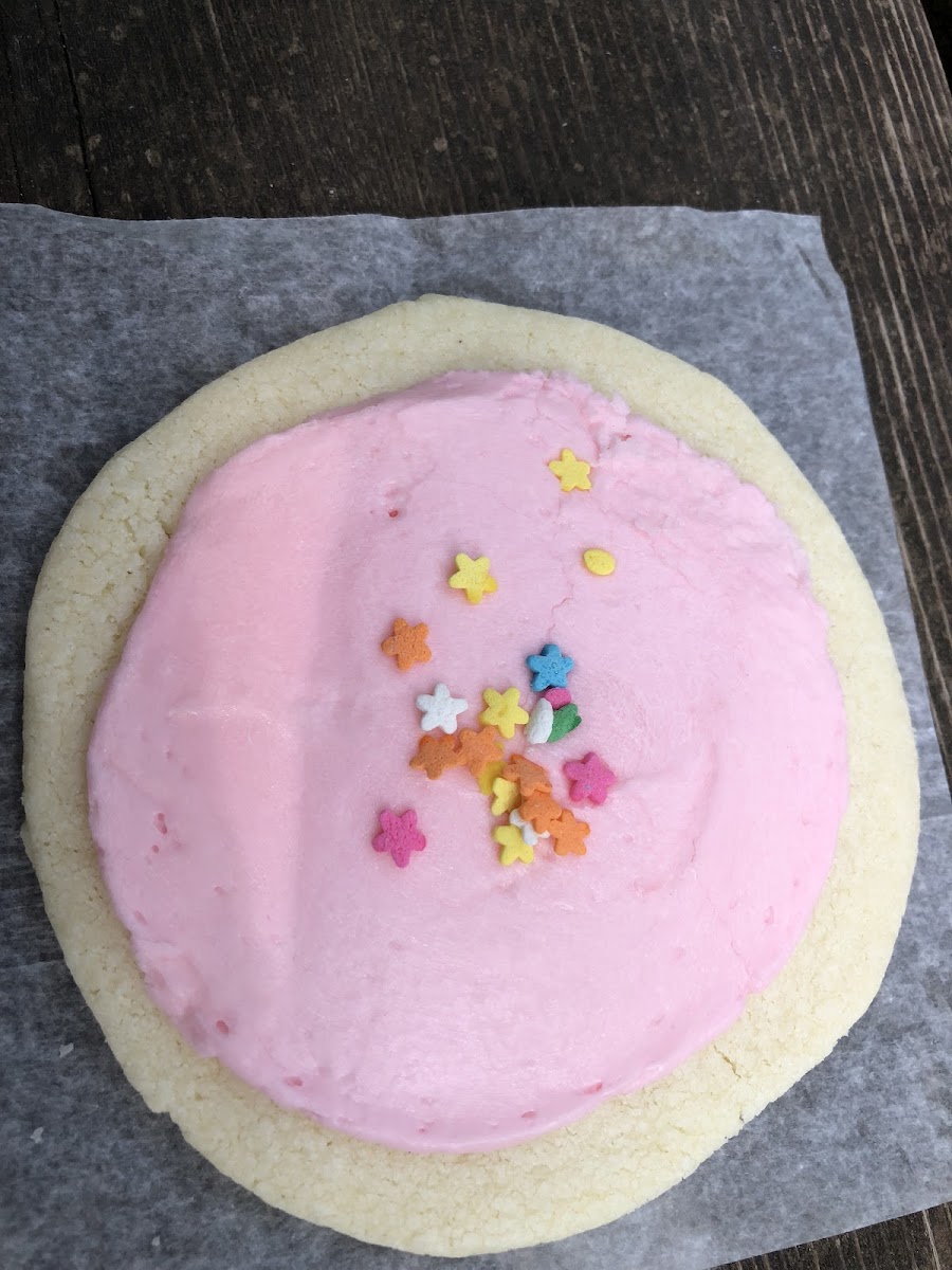 Pink cookie
