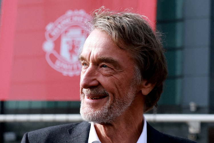 Ineos chair Jim Ratcliffe is pictured at Manchester United's headquarters at Old Trafford in Manchester on March 17.