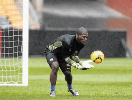 CAUTIOUS: Bafana keeper Senzo Meyiwa.Photo: Duif du Toit/Gallo Images