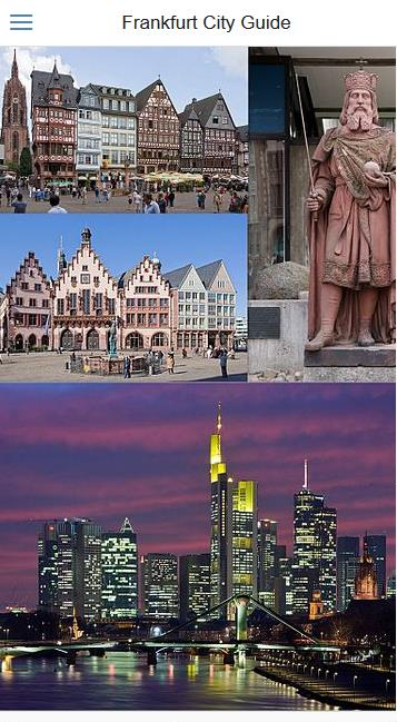 Android application Frankfurt City Guide screenshort