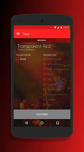   Transparent Red - CM13 Theme- screenshot thumbnail   