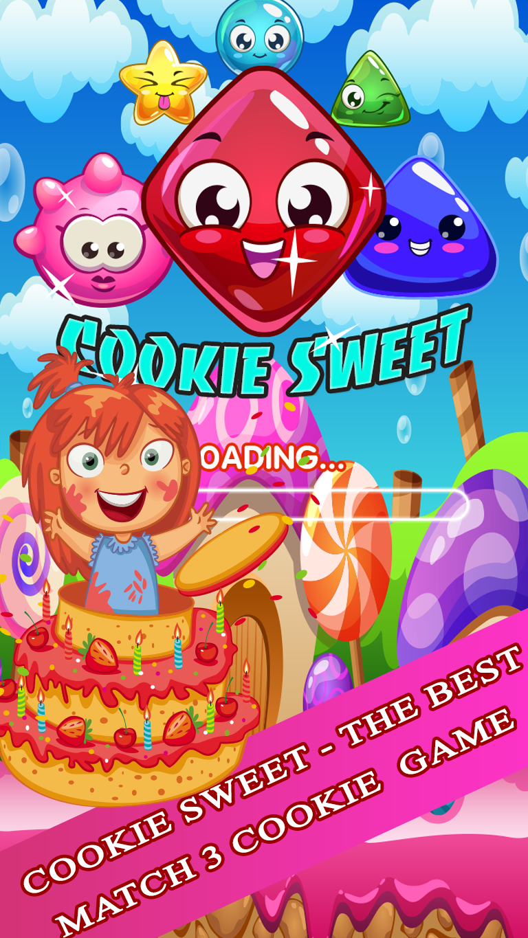 Android application Cookie Sweet screenshort