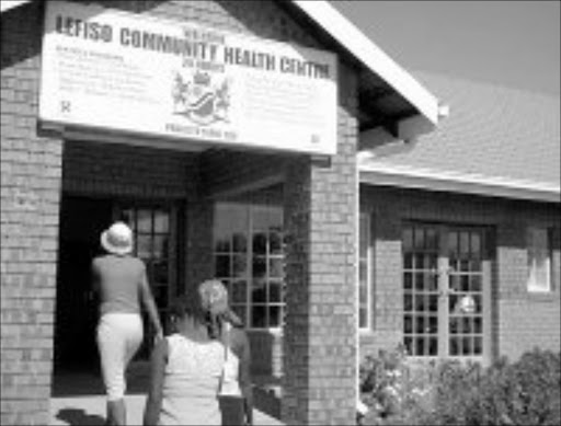 HALF DAY: The clinic where you can only get help during the day at other tiems you could bleed to death waiting for a nurse. Pic. Alfred Moselakgomo. © Sowetan.