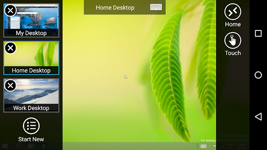 Microsoft Remote Desktop Screenshot