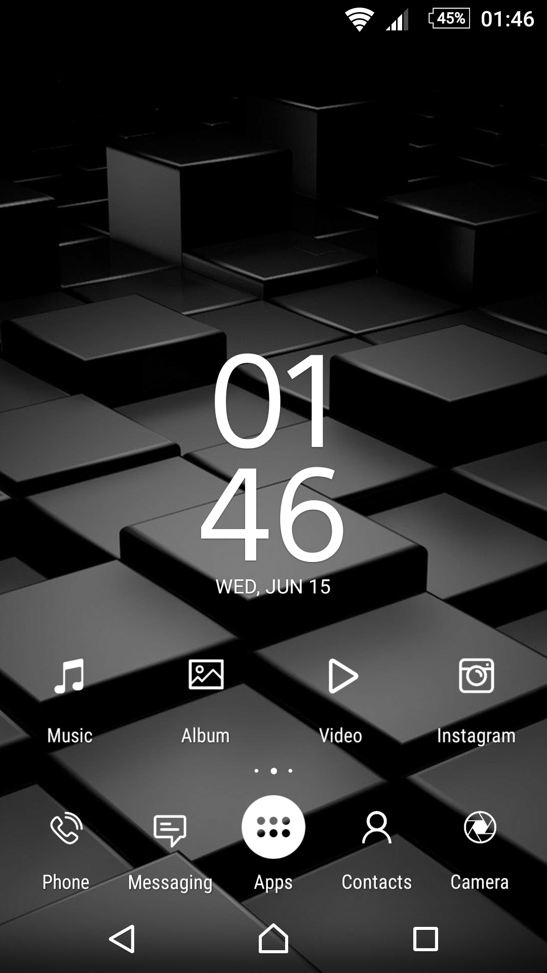 Android application Theme eXp - Black Z Light screenshort