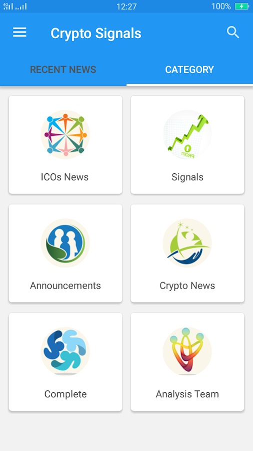 Crypto Signals — приложение на Android