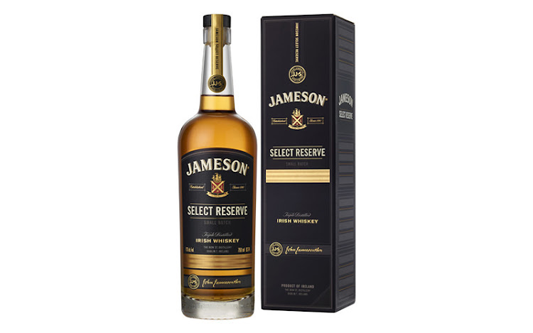 Jameson Select Reserve Irish whiskey.