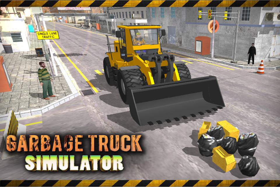 Android application Garbage Truck Simulator 3D screenshort