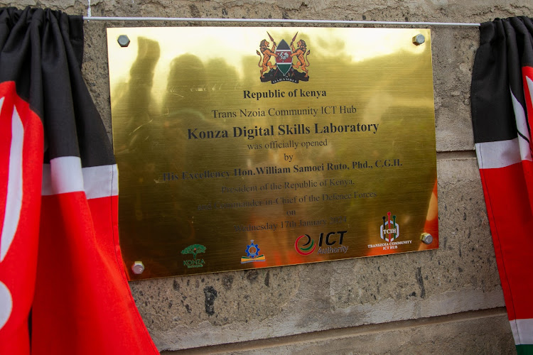 The newly opened Digital Hub in Bidii Ward, Kwanza Sub-County, Kitale, Trans Nzoia County on January 17, 2023.