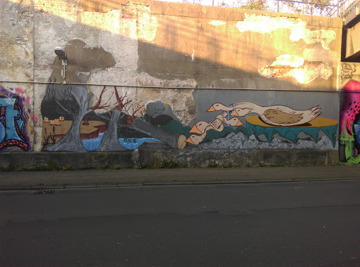 Umweltschutz Graffiti 