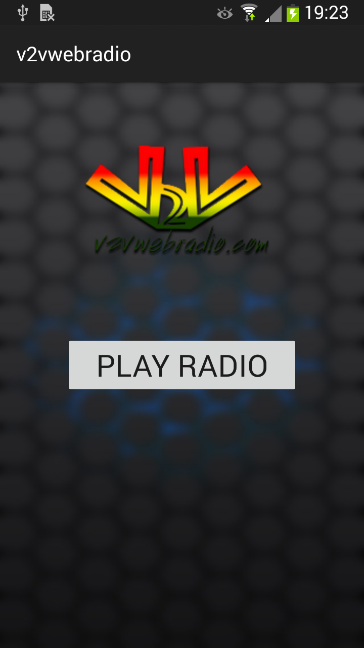 Android application v2vwebradio screenshort