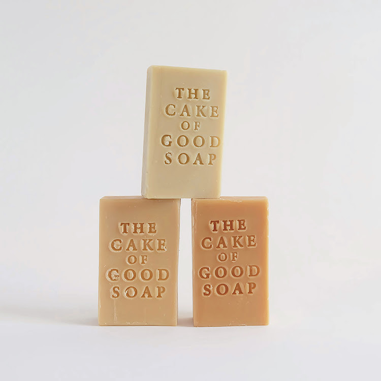 A bar of our Chandler House “The Cake of Good Soap”.