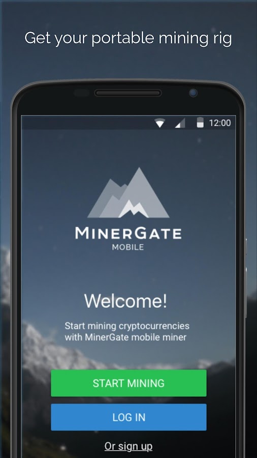 MinerGate Мобильный Майнер — приложение на Android