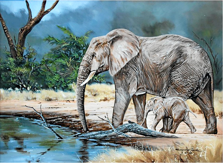 One of Gerhard Smit's paintings.