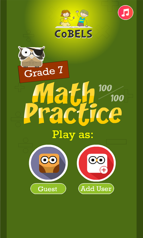 Android application Maths Quiz Grade 7 screenshort