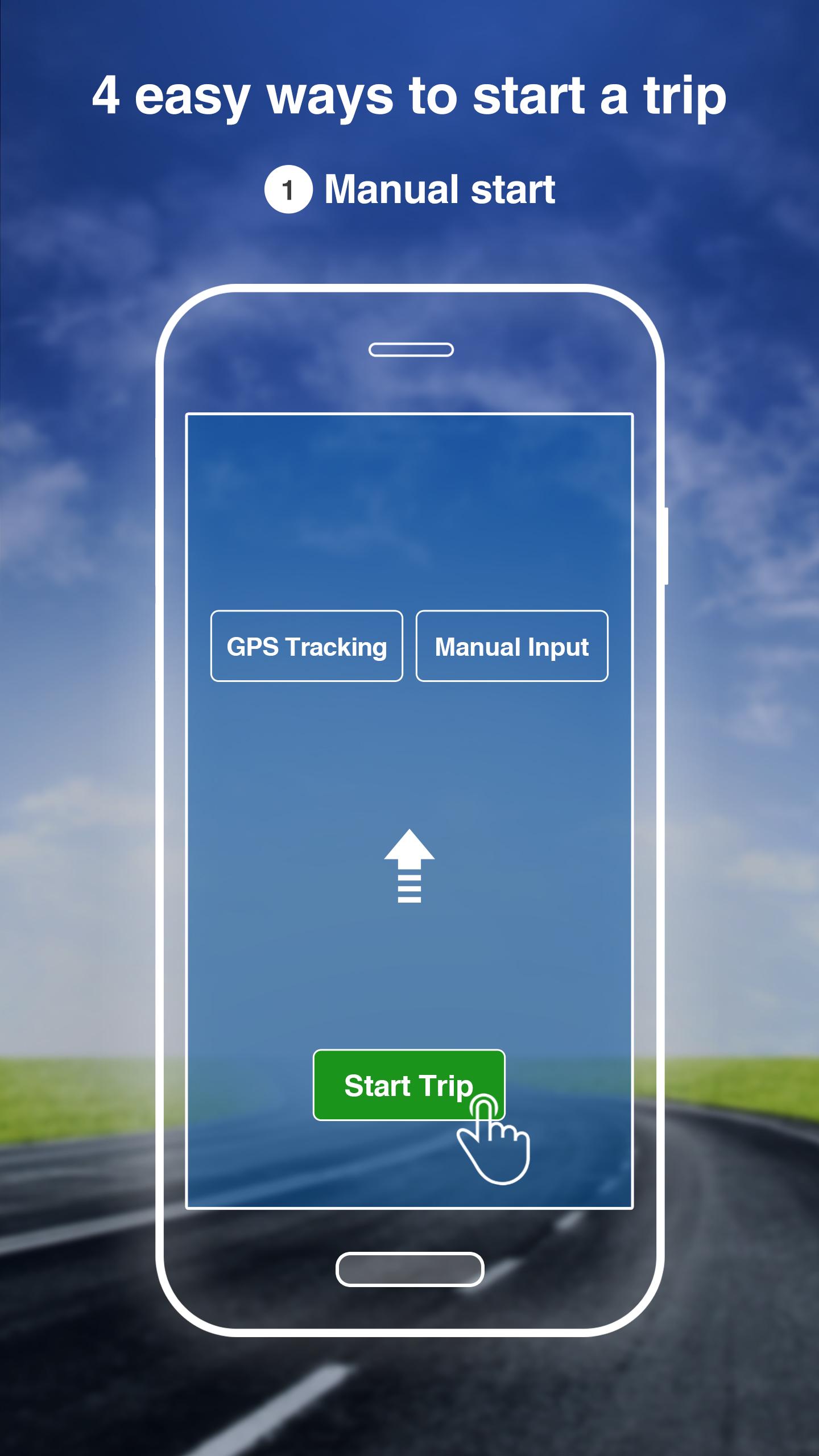 Android application TripLog - Mileage Log Tracker screenshort