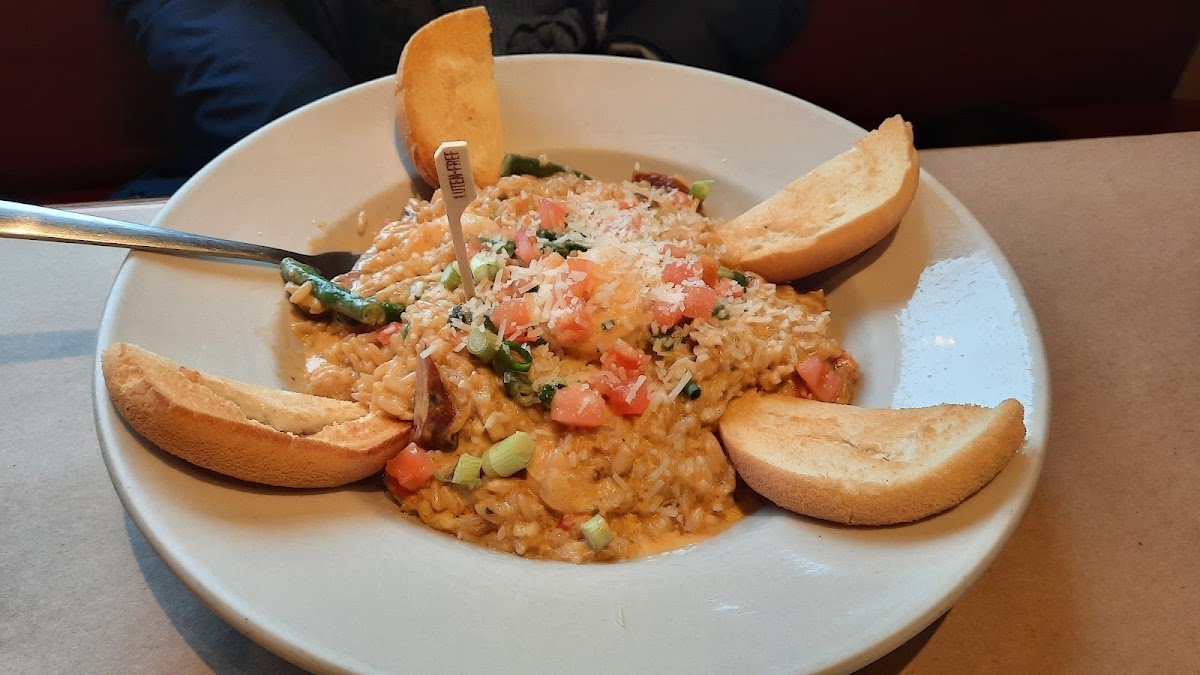 GF shrimp risotto