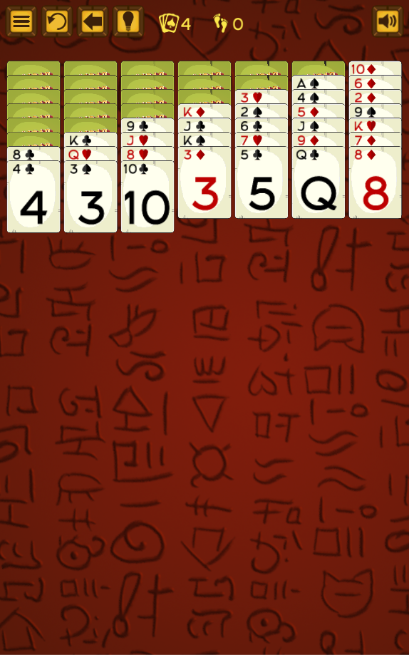 Android application Scarab solitaire screenshort