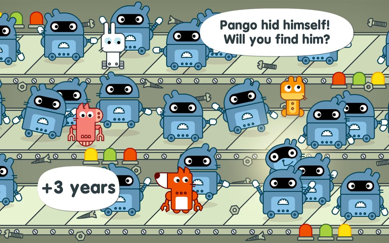 Android application Pango Hide and seek screenshort