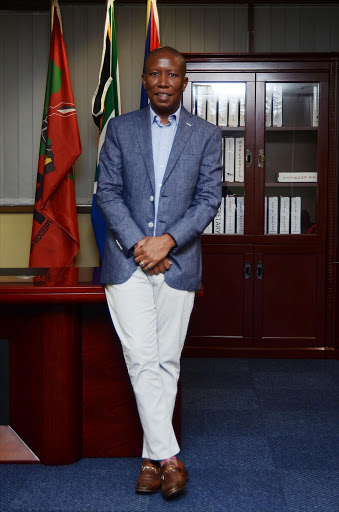 July 21 2017 EFF Commander in Chief, Julius Malema in his office at Braamfontein Johannesburg.PHOTO: Mduduzi Ndzingi