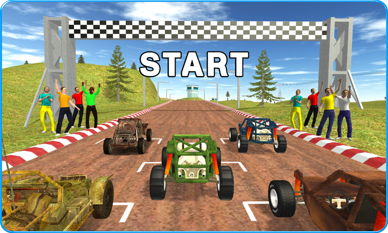 Android application Offroad Buggy Racing : Dirt Tracks 2017 Adventure screenshort